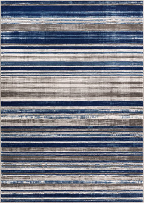 Well Woven Teppich Amba in Blau/Grau & Bewertungen | Wayfair.de